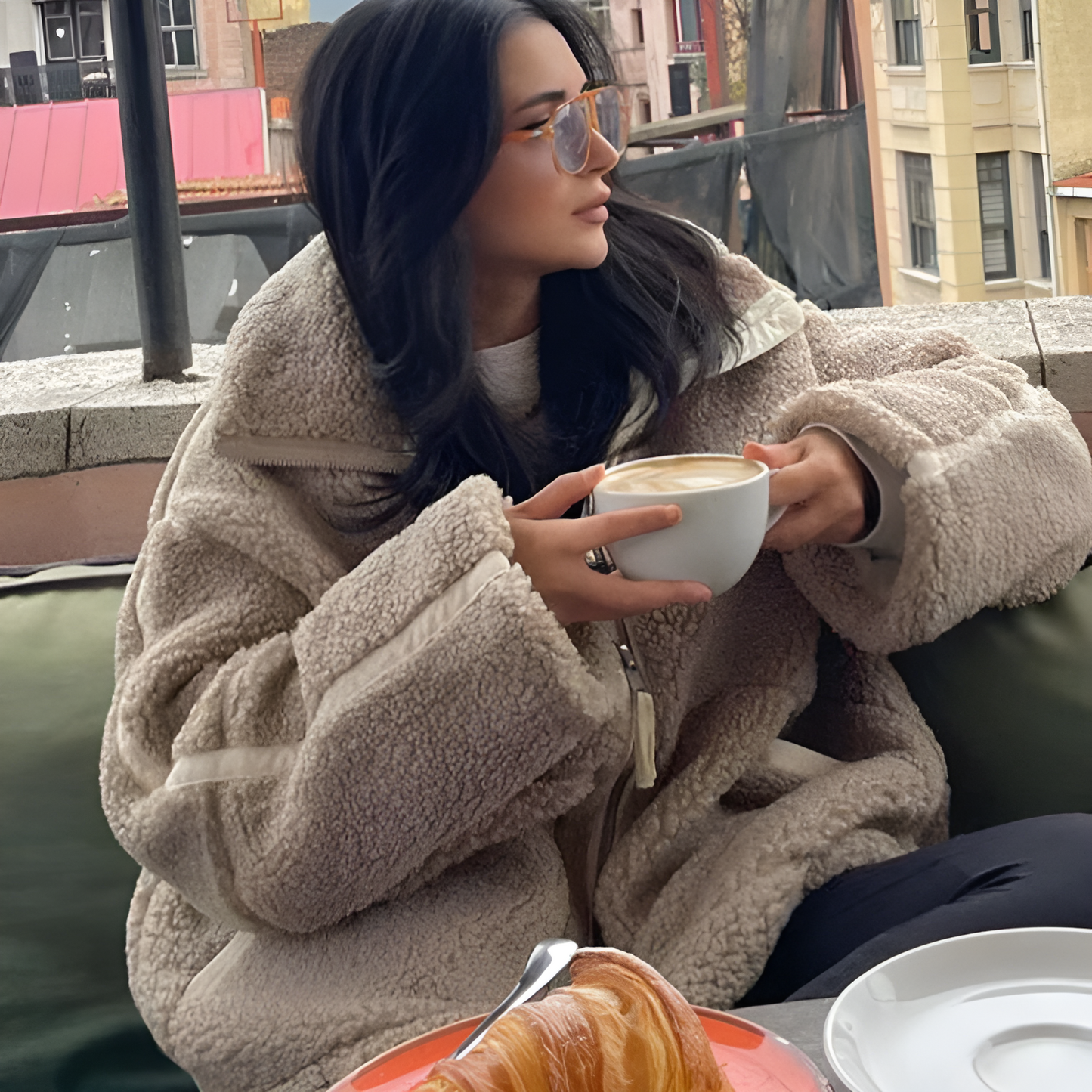 Sarah - Teddy Fleece jacket
