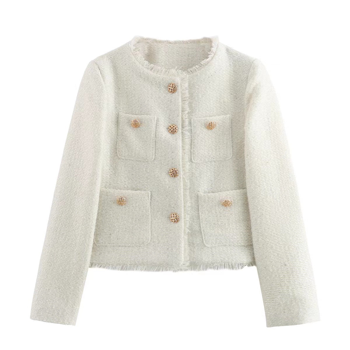 Detail of Collar on Anne Fleur Jacket