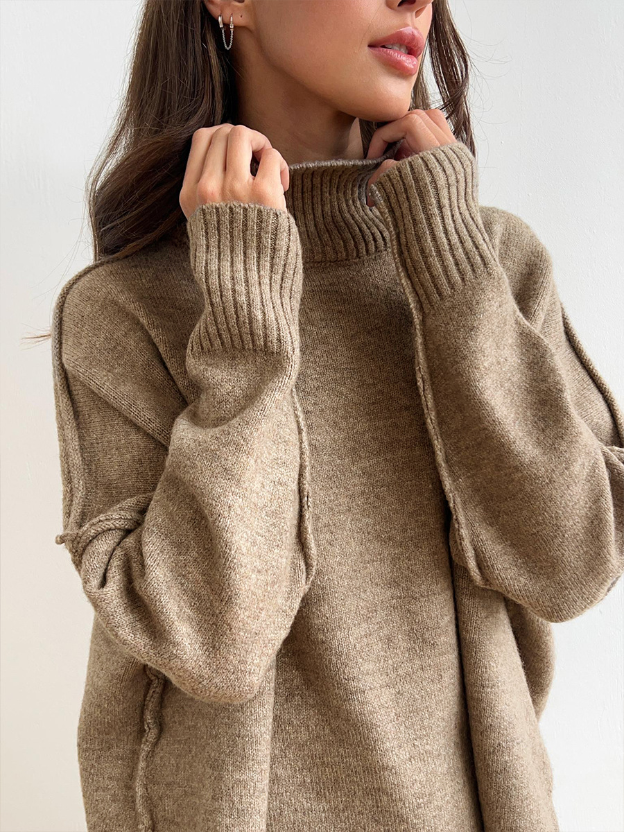 Back View of Aryndel Knitted Two-Piece Set