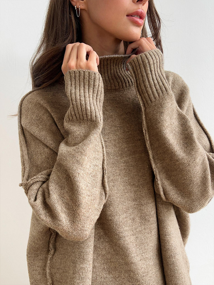 Back View of Aryndel Knitted Two-Piece Set