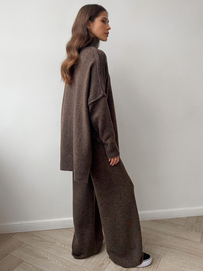 Winter Layering with Aryndel Knitted Set