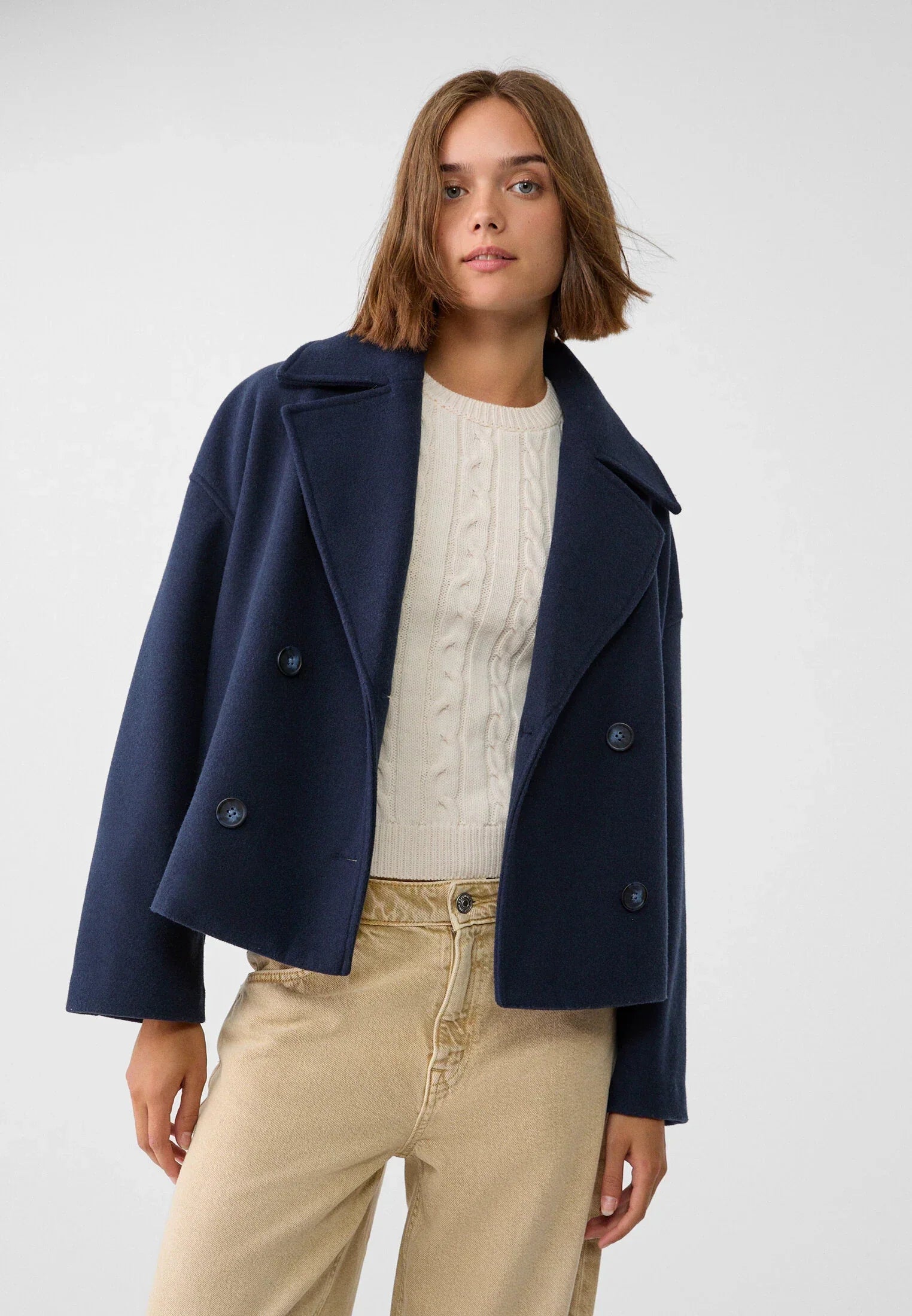 Office Winter Look with Cyrisse Designer Coat